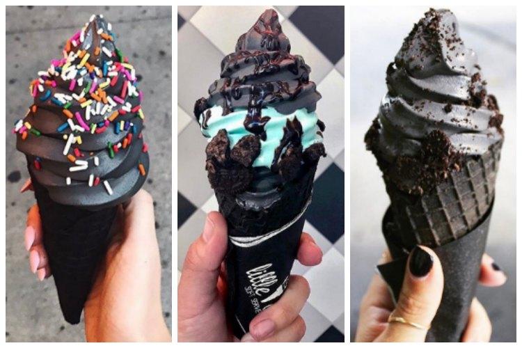 검정색 고스 아이스크림(Goth Icecream)