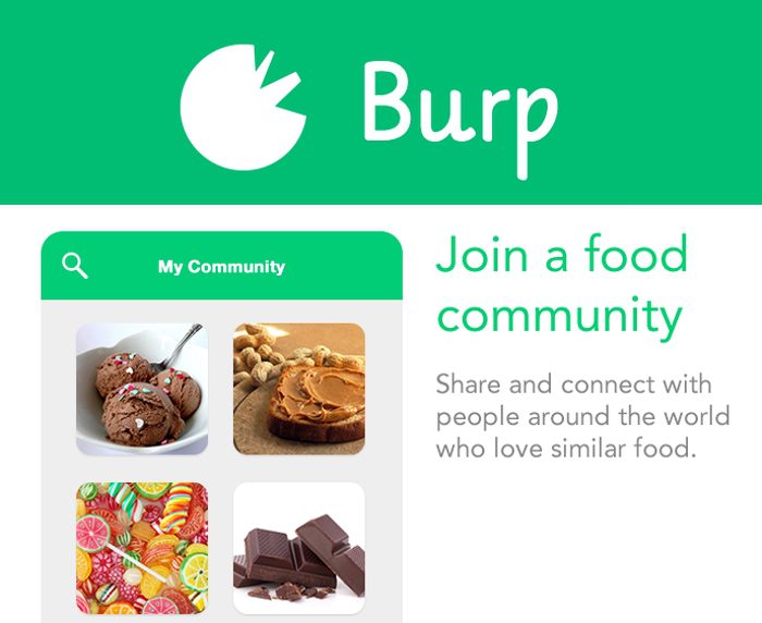 음식과 추억을 공유하는 앱 Burp