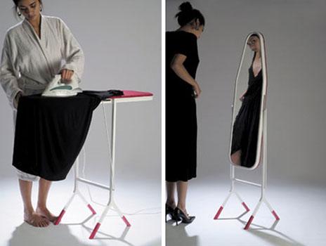 거울겸 다리미 Ironing Board Mirror