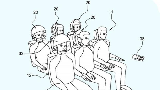 안정용 헬맷 Airbus Headrest