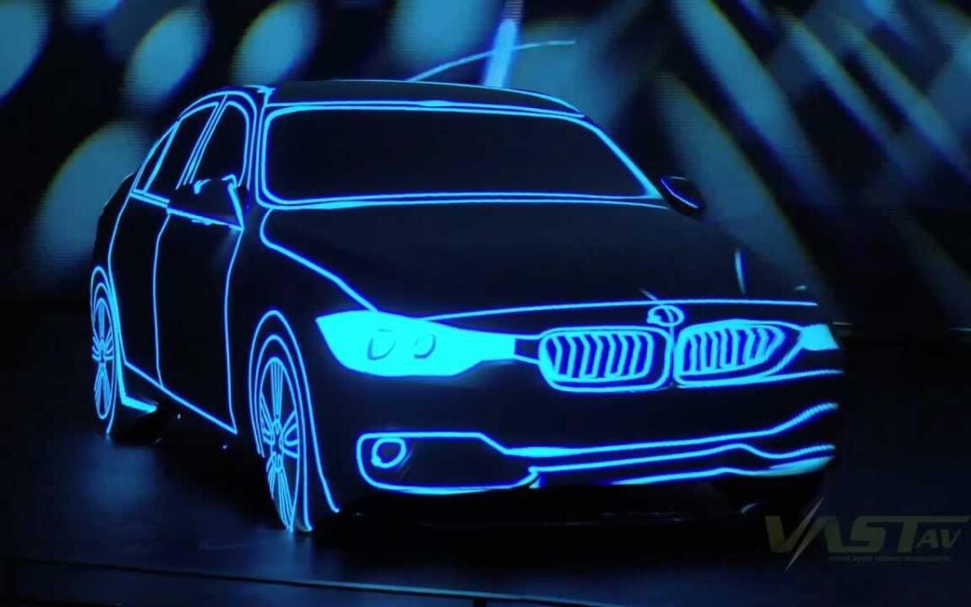 BMW “3D Mapping BMW 3 series Launch”