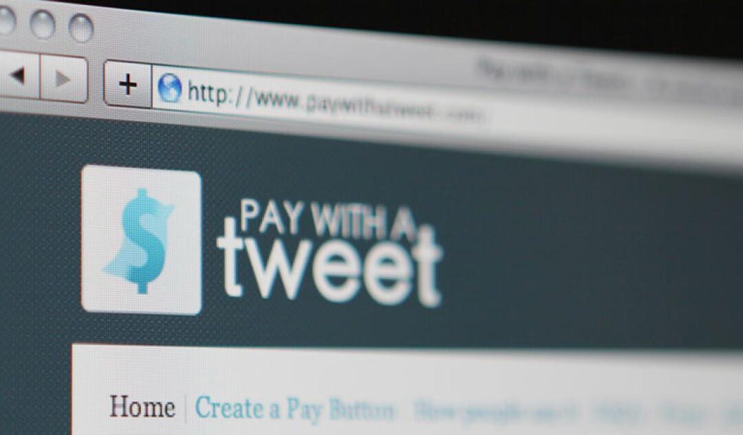 소셜 페이먼트 플랫폼 Pay with a Tweet
