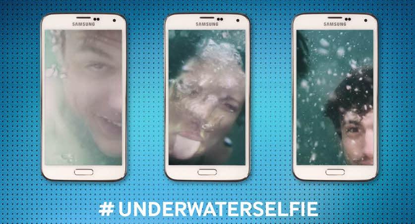 GALAXY S5 “#UnderwaterSelfie Challenge”