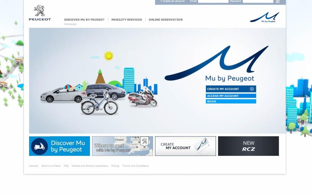 자동차에서 자전거까지 골라타는 Mu by Peugeot