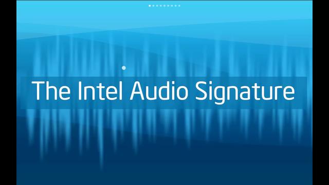 Intel’s 시그니처 사운드