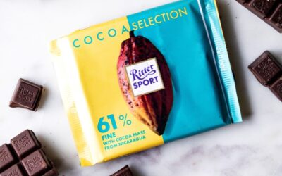 채식하는 1월을 맞아 비건 초콜릿을 출시한 Ritter Sport