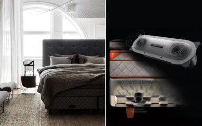 자동으로 수면환경을 조성하는 스마트홈 침대, DUX Element Bed